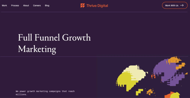 digital marketing website, thrive
